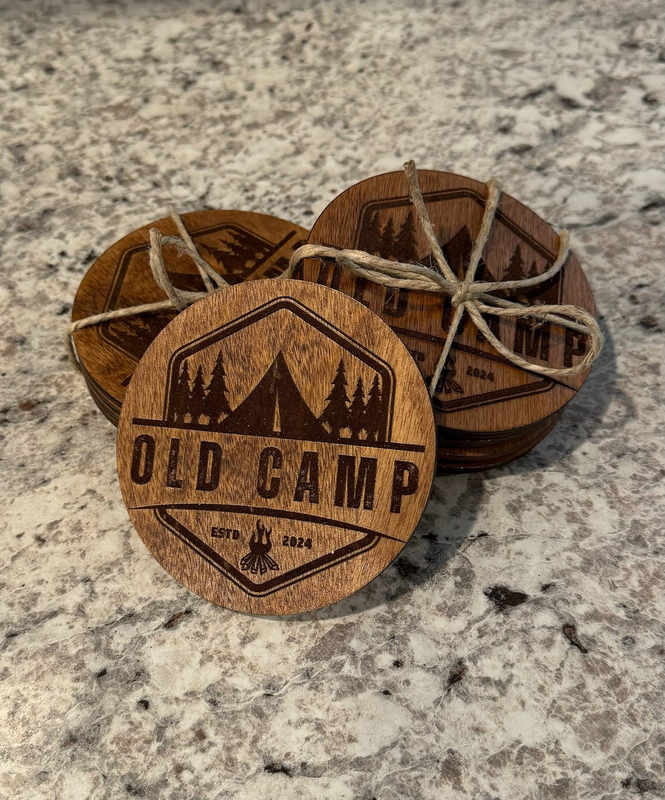 Old Camp Coaster Set